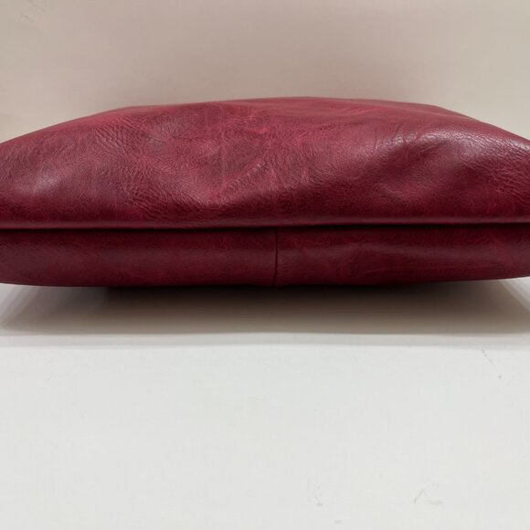 Vegan Tote / Red & Gold Studs / Crossbody Bag - NWOT - Picture 8 of 9